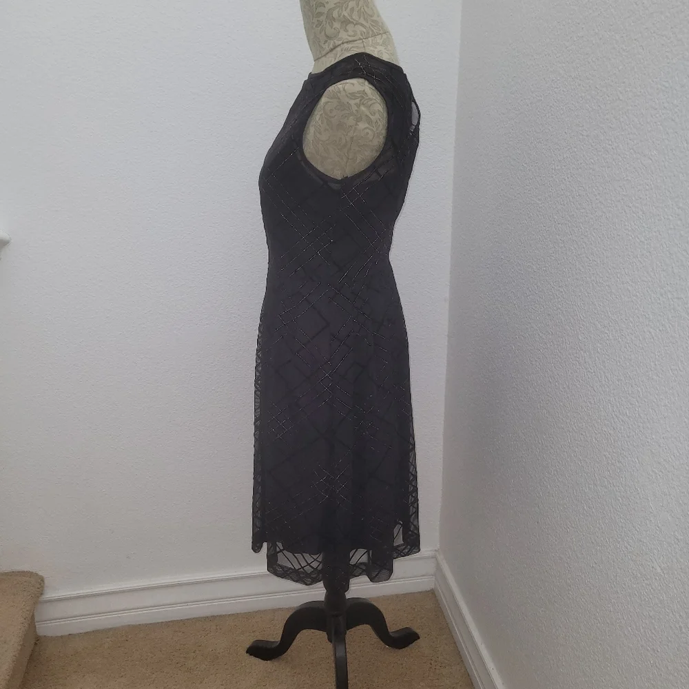 Ellen Tracy Dress Fit & Flare Little Black Dress - Picture 5 of 9